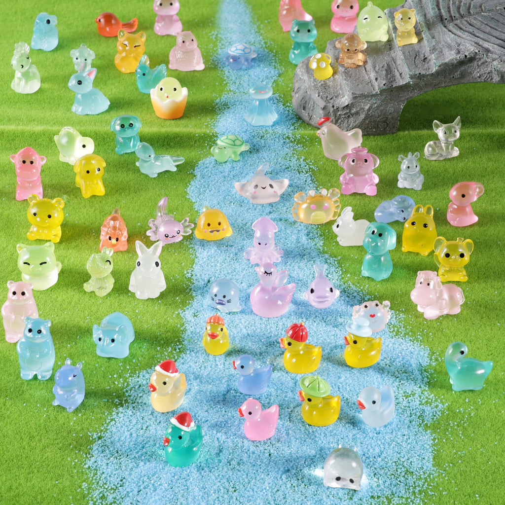 ACXZYYJ 300 Mini Resin Animals Styles Variety Tiny Animals Figures Miniature Little Small Animal Figurines Bulk for Micro Fairy Garden Landscape Accessories Hide Crafts Decor Aquarium