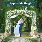 Metal Square Backdrop Stand Wedding Balloon Arch 9.8x9.8ft, Background Decoration Stand for Birthday Party Ceremony, Gold Backdrop Frame Valentine Anniversary Reception Decoration