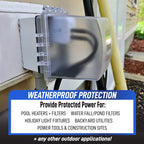 Sealproof 1-Gang Weatherproof In Use Outdoor Outlet Extra Deep Cover | Lockable, UL Extra Duty Compliant, 18 Configurations, Polycarbonate