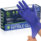 SWIFTLITE Disposable Nitrile Gloves, Food Safe, Latex-Free Powder-Free, Kitchen Rubber Gloves for Cooking, Cleaning and Food Prep (Medium, 300)