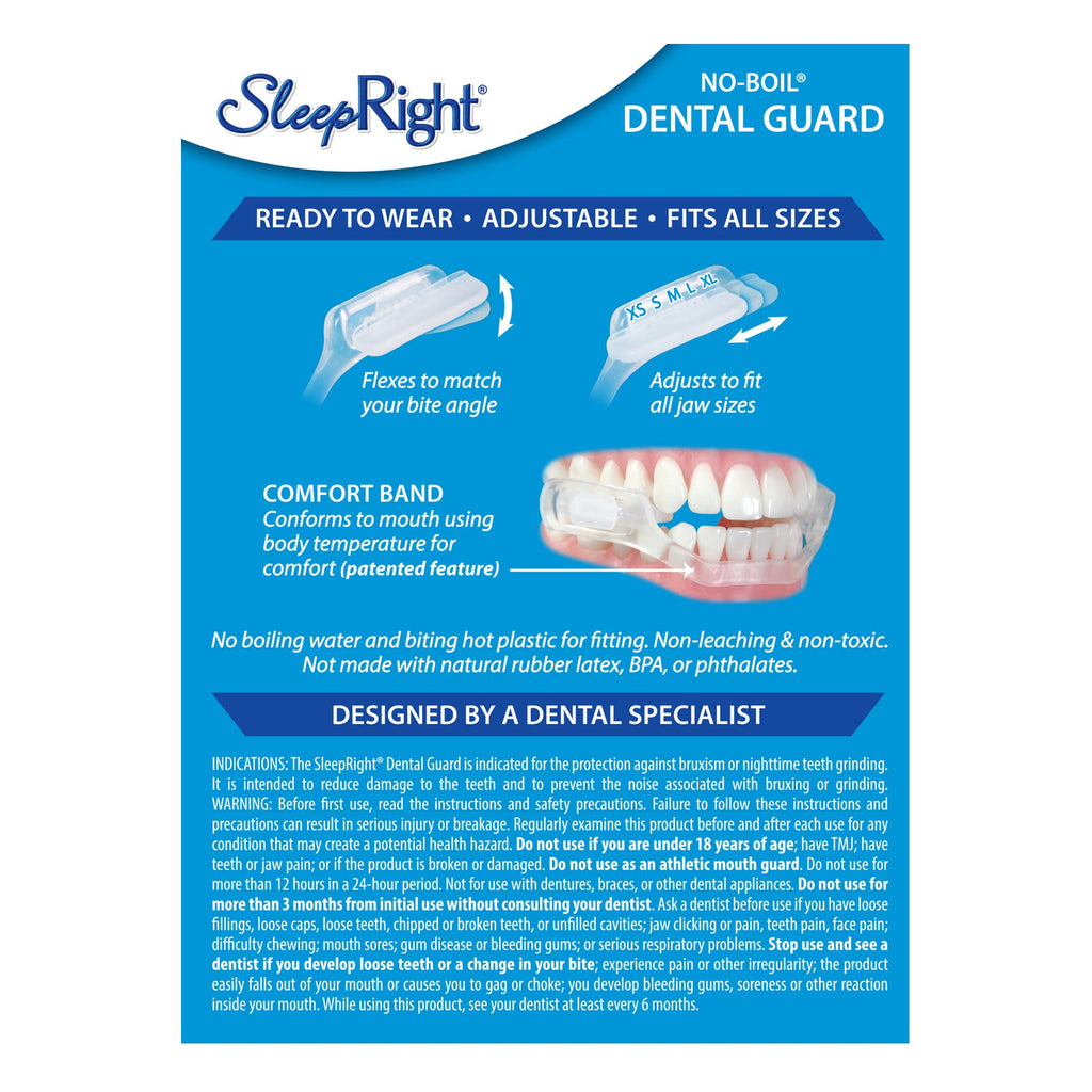 SleepRight Select-Comfort Night Guard – Dental Mouth Guard for Sleeping, Prevents Teeth Grinding & Clenching, Bruxism Protection (New Version)