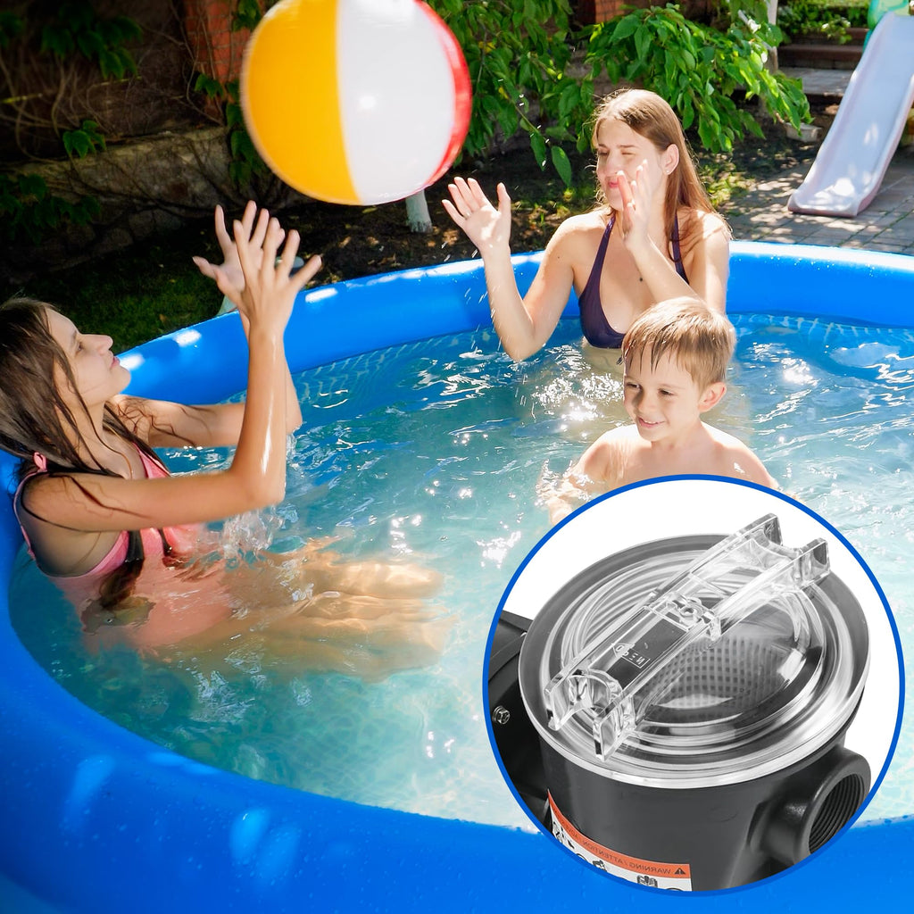 Adnee SPX3100D Pump Lid with Lid Oring, Pool Pump Lid Replacement Compatible with SP3000 Series and SP3000x Series, Pump Thread Strainer Cover for Locking Ring Lid Seal Repair