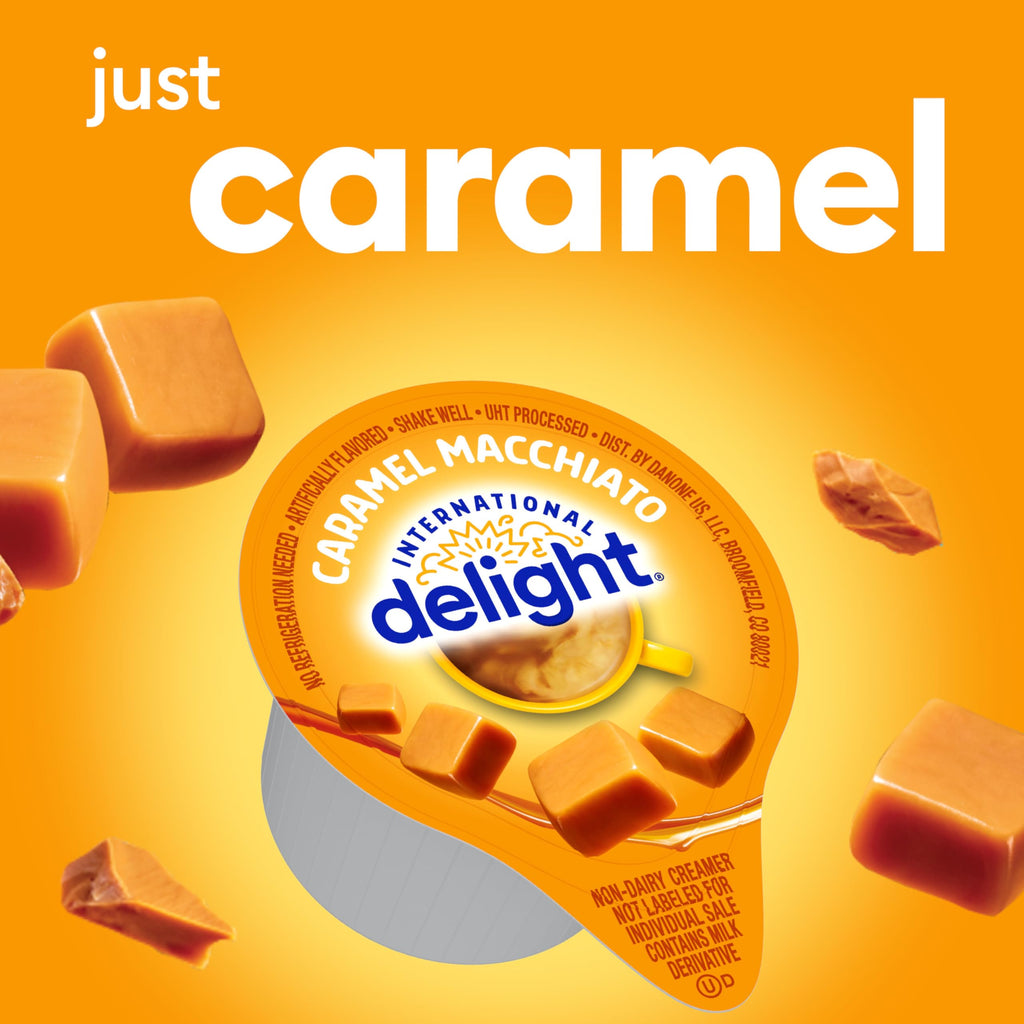International Delight Coffee Creamer Singles, Caramel Macchiato, 192 Count