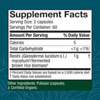 Host Defense Reishi Capsules - Heart & Immune Health Support Supplement - Mushroom Supplement to Support Energy & Vitality - Reishi Supplement to Aid Overall Well-Being - 120 Capsules