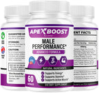 (3 Pack) ApexBoost Capsules - Official ApexBoost Advanced Pills for Men Support - Maximum Strength, Natural Premium Supplement Formula for Overall Health & Wellness Reviews, 180 Capsules for 3 Months