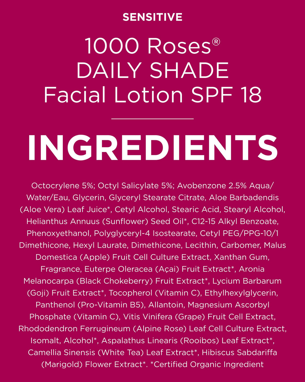 Andalou Naturals, Daily Shade Sensitive Rose Stem Cells, 2.7 Fl Oz