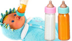 JA-RU Magic Baby Doll Bottles Milk Bottle and Juice Bottle, Great Baby Doll Accessories. Set with 2 Bottles. 701-6