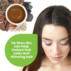 Purity Natural Beauty Certified Organic He Shou Wu - Large 5oz Bag of 30:1 Concentrated-Fo-ti - Organic Foti Extract- Fo ti He Shou Wu Organic (Pack of 5-25 Ounces)