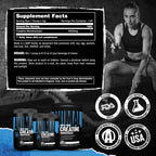 Animal Creatine Monohydrate Powder - Micronized Creatine for Women and Men, Supports Muscle Growth, Strength, Endurance, Recovery and ATP Production, Gym & Workout Supplements - Unflavored, 500g