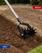 Joyhalo Rotary Cultivator Garden Tool Manual Hand Tiller