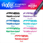 PILOT FriXion Synergy Clicker Erasable Gel Pens, 0.5mm, Assorted, 7-Pack