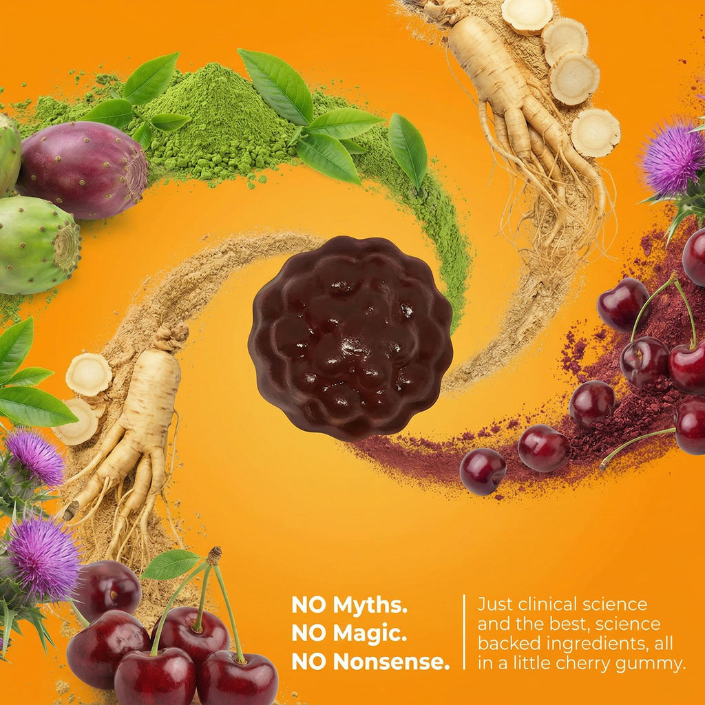 Toast! Before You Drink Gummies - Alcohol & Liver Support Supplement for Drinking & Better Morning - Recovery, Relief & Detox - L-Cysteine, Milk Thistle, Ginseng, Vitamins - Cherry Flavor - 10 Packs