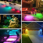 Linkind Halloween Solar Spotlights Outdoor Waterproof Multicolor 6 Pack