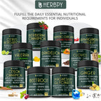 Herbpy 7in1 Clove Supplement Rich in Vitamins & Minerals Supports Digestion, Immune & Heart Health with Cinnamon, Turmeric, Ginger, Cardamom, Garlic & Black Pepper - 100 Vegan Capsules