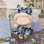 Clothes Compatible with LABUBU Doll – 4PCS Designer Chic Luxy Set, 17cm Doll Clothes Outfit for Urban Skyline Theme, Classic Stylish Accessories for Labubu, No Doll (Skyline Elegance)