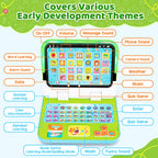Toy Laptop Tablet for Ages 1-3, 2-in-1 Toy Computer Learning Toys
