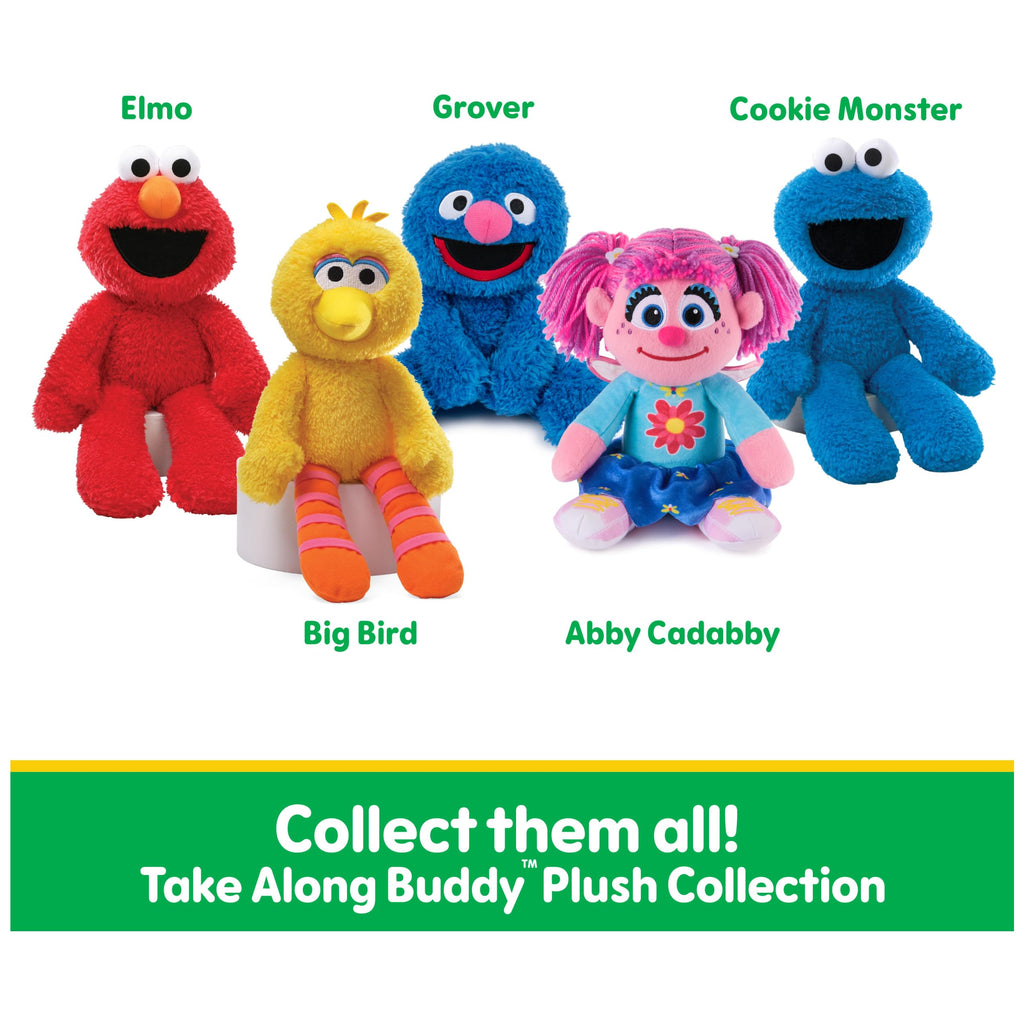 GUND Sesame Street Elmo Take Along Buddy 13-Inch Plush Toy for Ages 1+