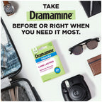 Dramamine Nausea Relief, with Meclizine HCl for Long-Lasting Relief of Nausea, Vomiting & Dizziness, 10 Tablets, Pack of 4