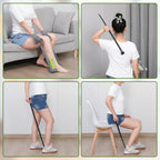 Compression Sock Aid Device - Sock Aids for Compression Stocking - Helper Device for Putting on Hosiery -with Replaceable Dressing Stick