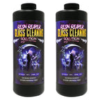 Resin Reaper Glass Cleaner 2-Pack 64 OZ | Pipe Cleaner | Safe on Glass, Metal, Ceramic, and Pyrex | Soak and Wash - No Abrasives - Eco-Friendly, Biodegradable Formula