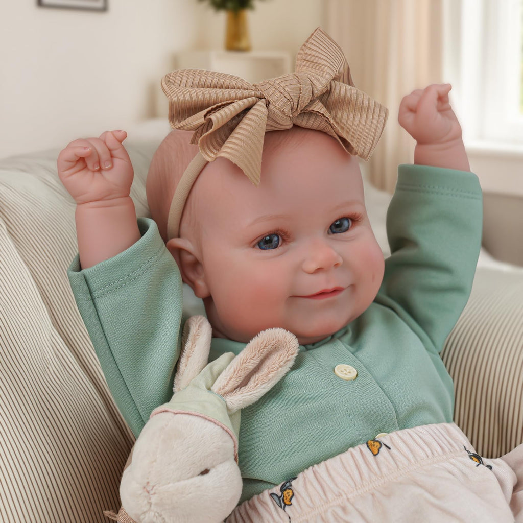 BABESIDE Reborn Baby Dolls, 20Inch Cute Soft Vinyl Realistic-Newborn Baby Doll Poseable Real Life Lifelike Baby Dolls w/Doll Accessories for 3+ Year Old Girls