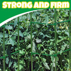 100Pcs Plant Stake Arms for Tomato Cage,11.8" Garden Stake Connectors with 2 Adjustable Buckles,Expandable Trellis Connectors Attach 11mm Diameter Plant Stakes for Climbing Plants Vegetables