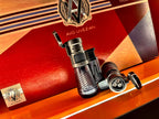 Vertigo by Lotus Cyclone Triple Torch Cigar Lighter Charcoal 3 Pack (Does Not Include Butane)