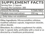 Futurebiotics Rhodiola Rosea Powder Adaptogenic Herb Vegetarian Capsules, 300 Count