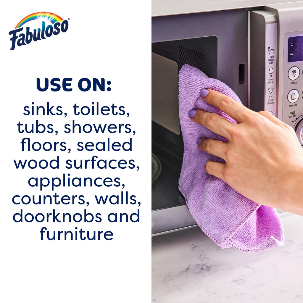 Fabuloso All Purpose Cleaner Refill, Lavender, 405.6 Oz (16.9 Oz, 24 Pack) - Bulk Cleaning Supplies Bundle - Multi-Surface Cleaner, Mopping Solution - Office Supplies (153105)