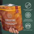 Primal Harvest Creatine Powder Supplement for Men and Women's Fitness, Workouts, and Muscle Growth, to Help Promote Recovery, Strength, Energy, and Endurance (1)