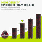 ProsourceFit High Density Foam Rollers long, Firm Full Body Athletic Massage Tool for Back Stretching, Yoga, Pilates, Post Workout Muscle Recuperation