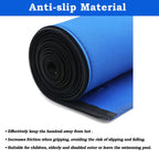 2 Pari Pool Handrail Cover - Slip Resistant Zippered Hand Grip Rail Cover, Safety Rail Grip Sleeve for Inground Swimming Pool Hand Railing Cover(4 feet, Royal Blue)