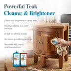 AquaTeak Care Kit: Premium Teak Oil & Teak Cleaner & Brightener