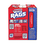 Sellars 58202 ToolBox White Rags Box, 10" x 12" (6 Boxes of 200 Sheets)