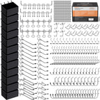INCLY 278PCS Pegboard Accessories Organizer Kit with Peg Borad Hooks & Bins