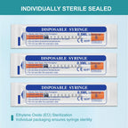 U-100 0.5ml syringes with 30G needle - 30 gauge 5/16 inch syringe