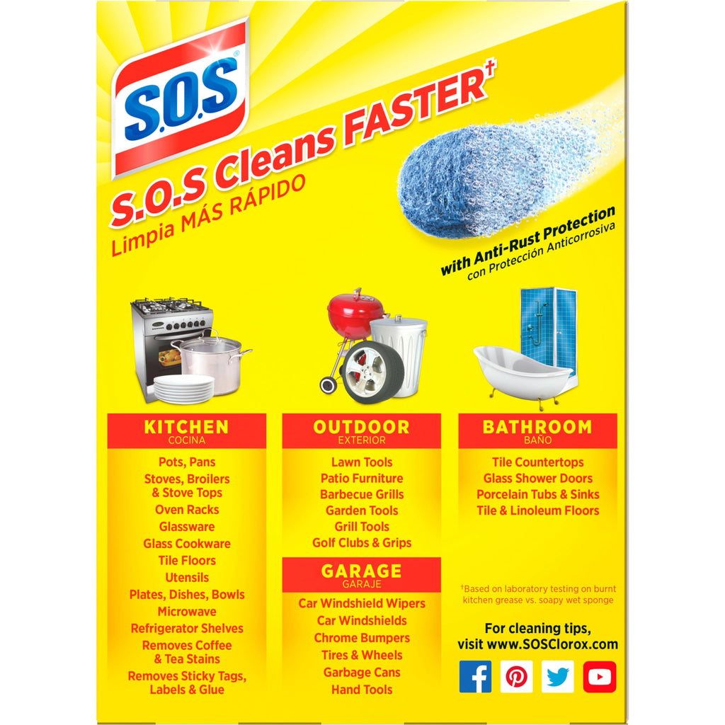 S.O.S. Steel Wool Soap Pads, 18 Count