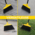 Kefanta 3 Pack Outdoor Broom Heavy-Duty Indoor Commercial Brooms 54 Inches for Courtyard Garage Restaurant Lobby Patio Mall Market Office Shop Home Kitchen Office Floor