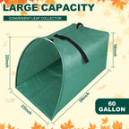 UQM 60 Gallon Large Leaf Collector, Easy Storage & Transport