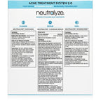 Neutralyze Moderate to Severe Acne Treatment Kit 2.0 - Maximum Strength 3 Step Acne Kit with 2% Salicylic Acid, 2% Mandelic Acid & Nitric Oxide - Includes Face Wash, Clearing Serum & Synergyzer