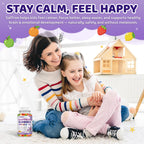 Saffron Gummies for Kids & Adults, 20-in-1 Saffron Supplements with 88.5mg Saffron Extract, B6, B12, C, D3, Magnesium for Calm, Focus, Nerve, Sugar Free, Vegan, Non-GMO - Mixed Fruit Flavor, 60 Counts