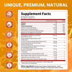 Lukaree Cortisol Supplements for Women & Men, 15 in 1 Cortisol Reducer Manager, Cortisol Calm Gummies with Ashwagandha, Magnesium, L-theanine, GABA - for Mood, Focus, Sleep - Vegan Sugar Free, 60 Ct.