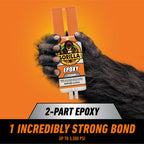 Gorilla 2 Part Epoxy, Incredibly Strong Bonding, 5 Minute Set, 0.85 oz