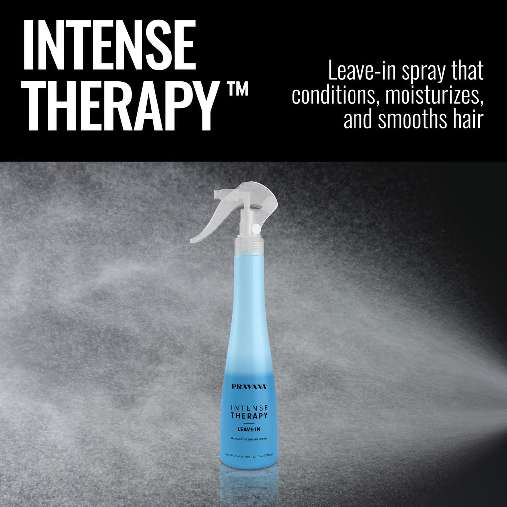 Pravana Intense Therapy Leave-In Treatment | Instantly Detangles & Hydrates | Equalizes Hair Porosity | For All Hair Types | Strengthens, Hydrates, Softens | 10.1 Fl Oz
