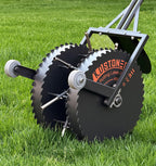 Patented Rolling Lawn Aerator Compacted Soil Loosening Manual Coring Tool