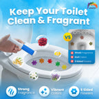 JAVCO -96 Flowers- Flower Toilet Gel Stamp | Toilet Scent Fresheners (Mix Scent)