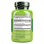 NATURELO Vitamin C with Organic Acerola Cherry Extract and Citrus Bioflavonoids - Vegan Supplement - Immune Support - 500 mg VIT C per Cap - Non-GMO - 180 Capsules