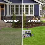 Suchtale 18-Inch Push Spike Aerator, Heavy Duty Rolling Lawn Aerator, Rotary Spike Lawn Aerator, Manual Aeration Equipment with Steel Handle, Suitable for Lawns, Garden, and Yard Grass Aeration