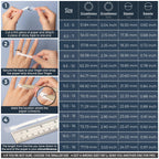 ThunderFit Men's Patterned Silicone Rings, Rubber Bands, 8mm Wide