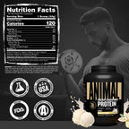 Animal Whey Isolate Protein Powder - Loaded for Pre & Post Workout Muscle Builder and Recovery with Digestive Enzymes for Men & Women - 25g Protein, Great Taste, Low Sugar - Vanilla 4 lbs